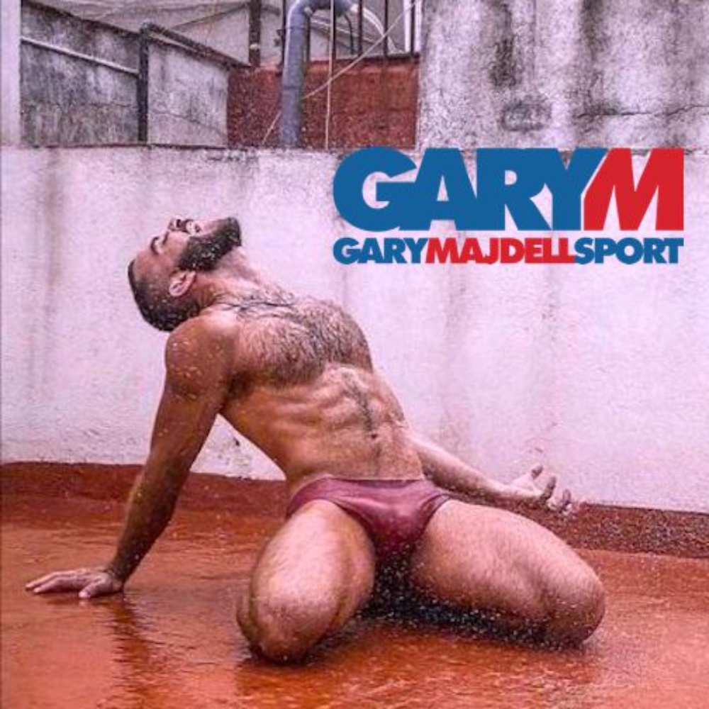 GaryM Red Metallic Swim Briefs Small Gently worn 92% polyester / 8% span…